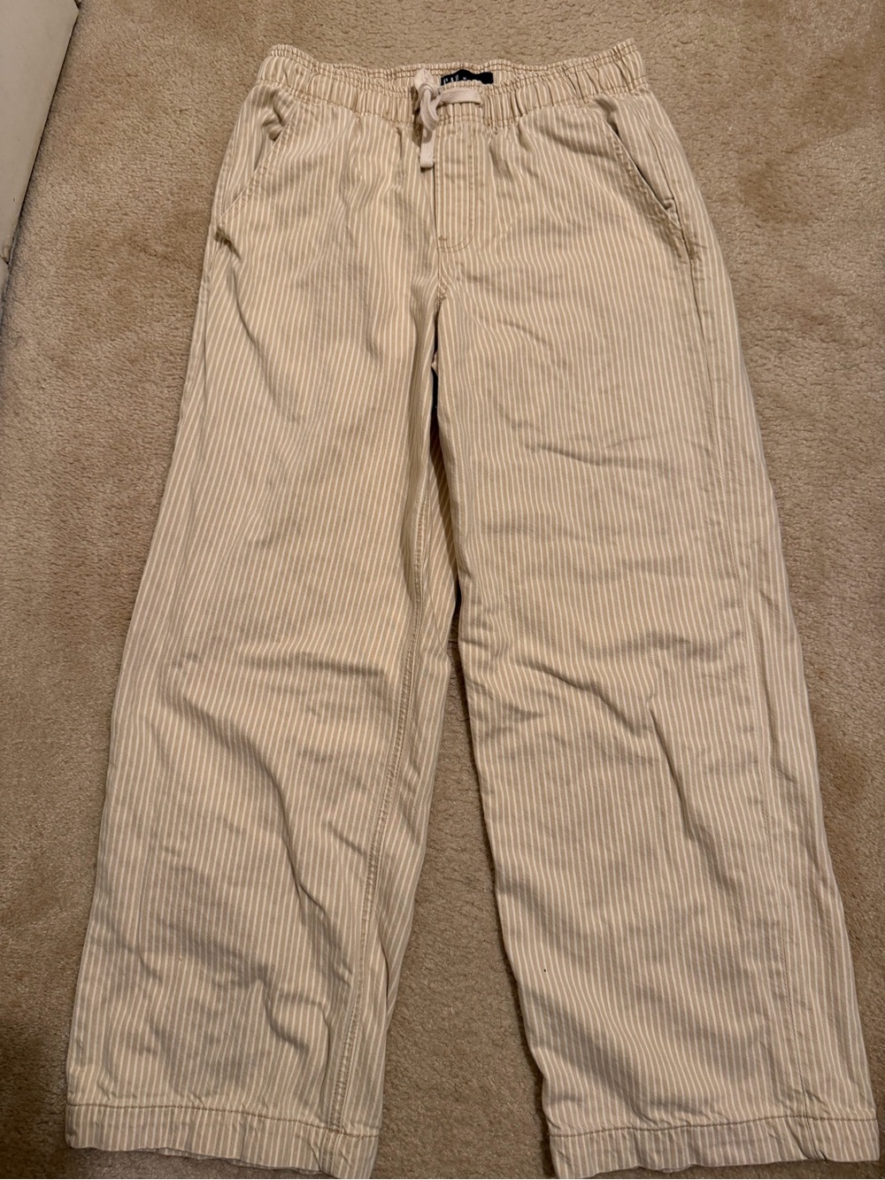 GAP Women’s Beige Drawstring Pull on Jeans